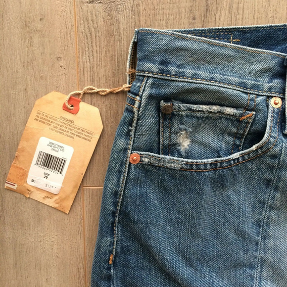 Denim Supply Ralph Lauren Frayed Denim Skirt Curti - Picture 4 of 8